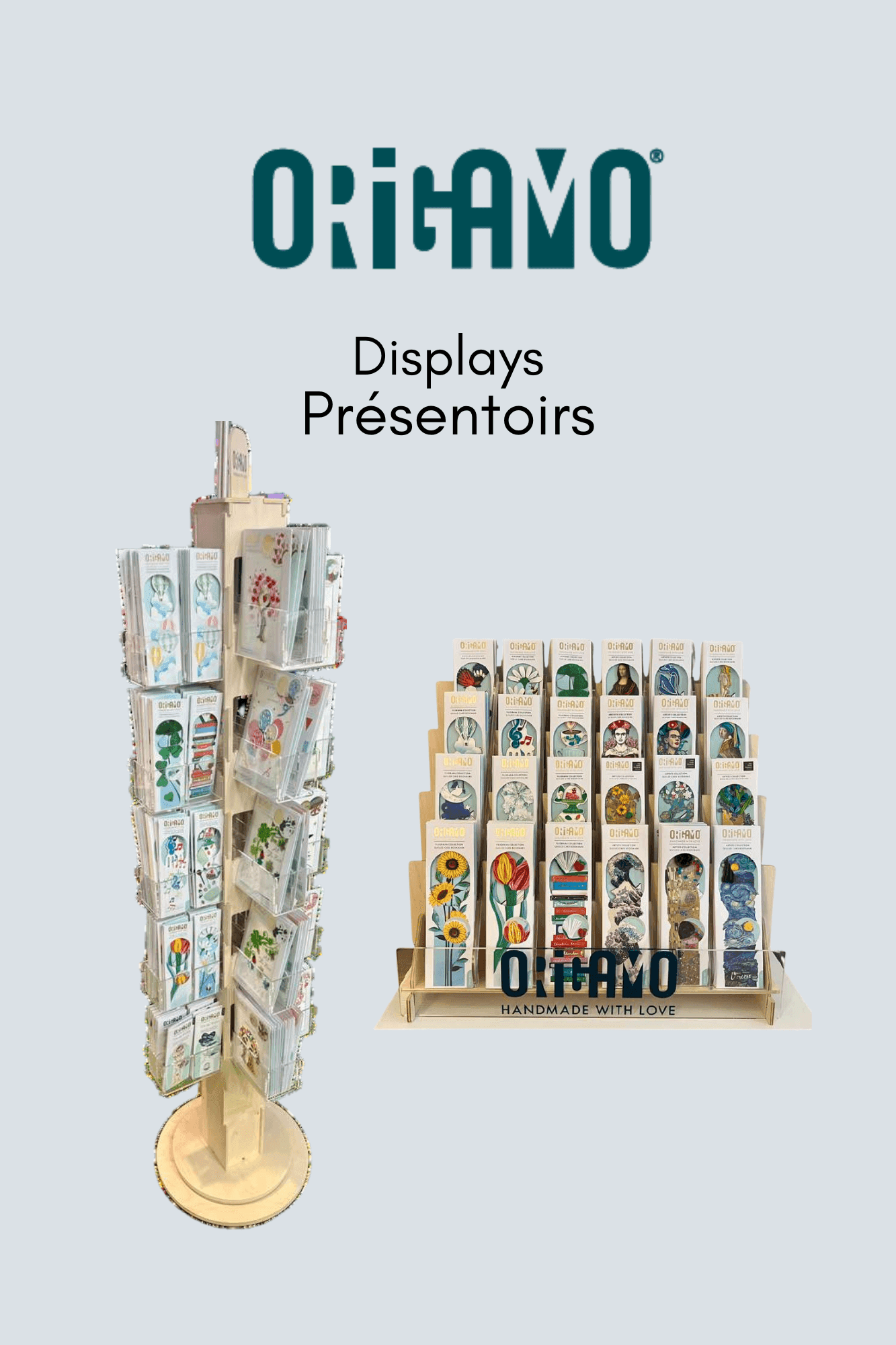 Origamo - Présentoirs